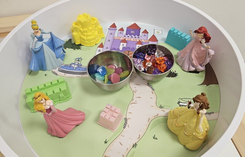 Zámek - Podložka do Play Tray